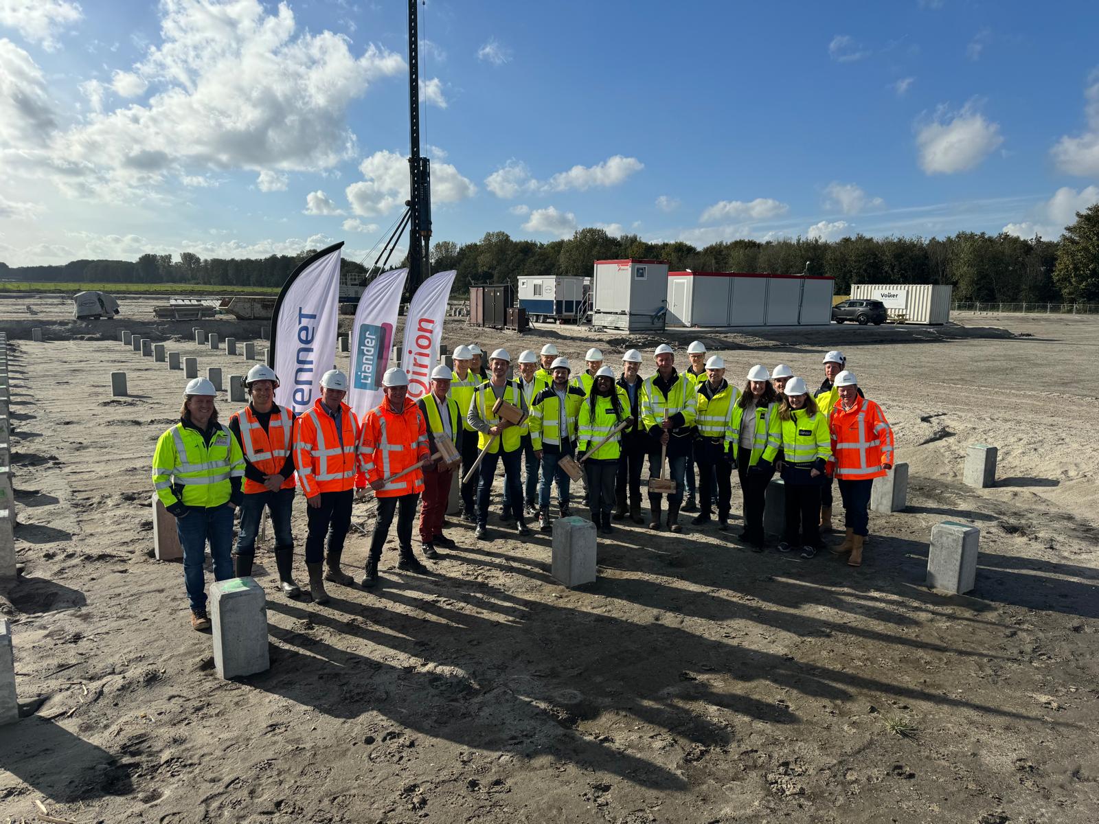 Bouw van elektriciteitsstation Lelystad Larserringweg gestart